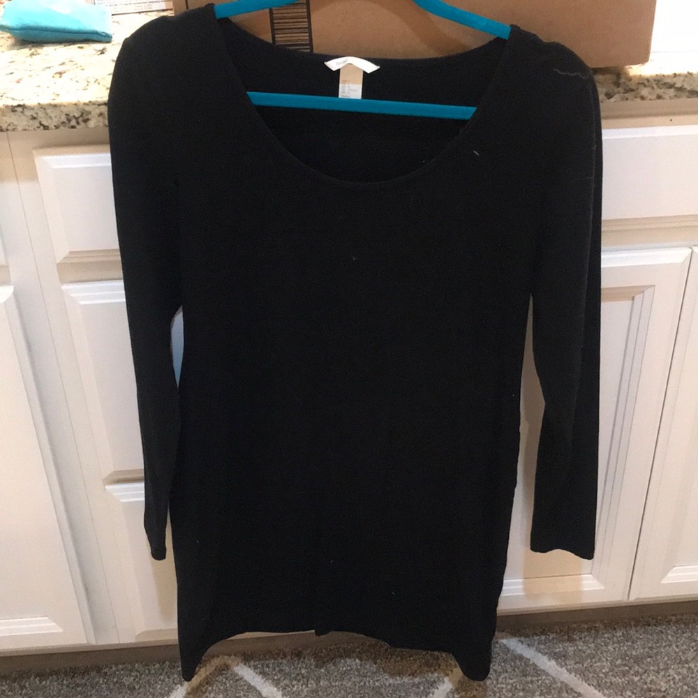 Black long sleeve dress